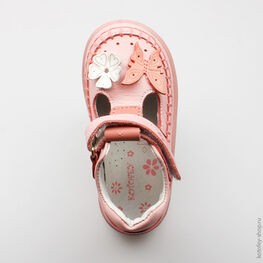 132078-22 Туфли для девочки розовый фото №4