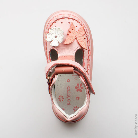 132078-22 Туфли для девочки розовый фото №4