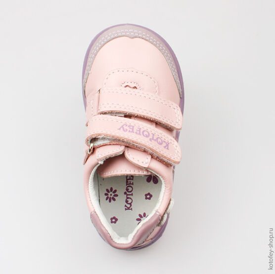 132081-22 Полуботинки для девочки розовый фото №4