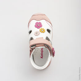 132082-22 Туфли для девочки персиковый фото №4