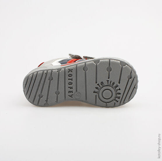 132083-24 Полуботинки для мальчики син-сер фото №3