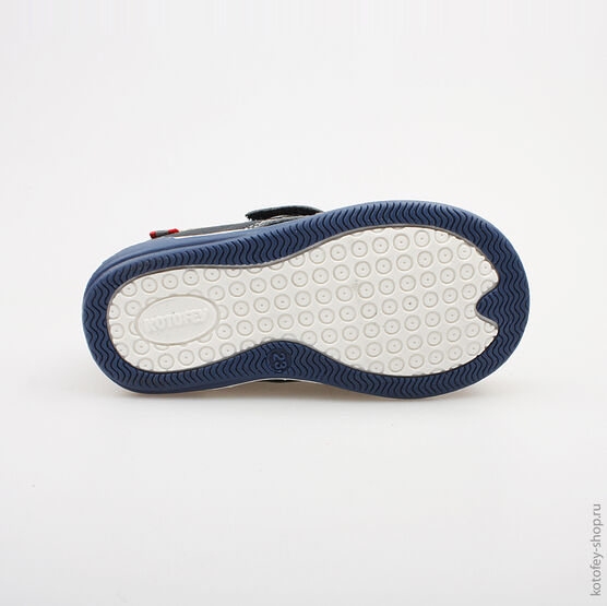 132088-22 Полуботинки для мальчики син-бел фото №3