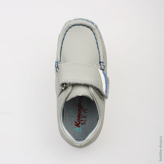 132089-21 Полуботинки для мальчики сер-гол фото №4