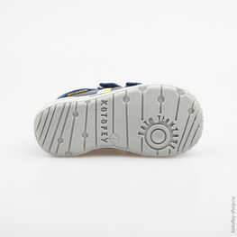 132092-21 Полуботинки для мальчики светло-синий фото №3