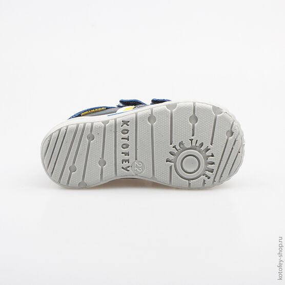 132092-21 Полуботинки для мальчики светло-синий фото №3