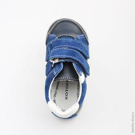 132092-21 Полуботинки для мальчики светло-синий фото №4