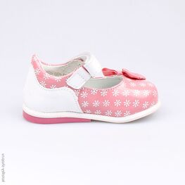 132095-22 Туфли для девочки роз-бел фото №2