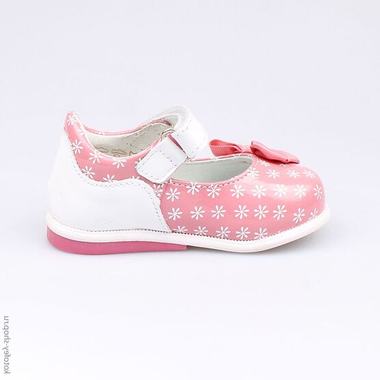 132095-22 Туфли для девочки роз-бел фото №2