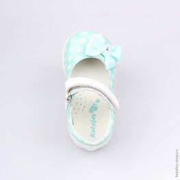 132095-23 Туфли для девочки бир-бел фото №4