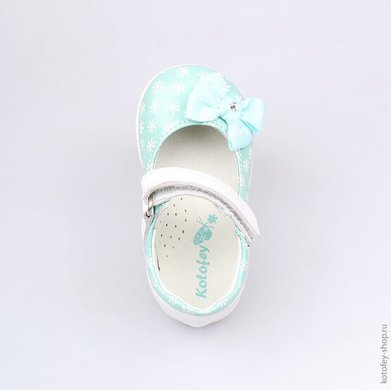 132095-23 Туфли для девочки бир-бел фото №4