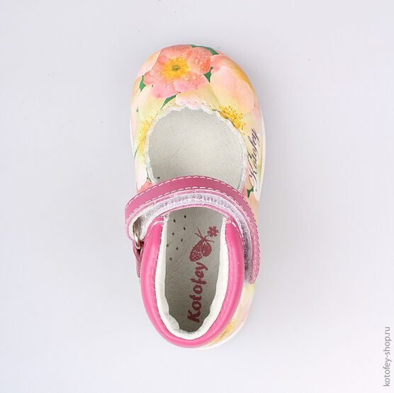 132101-21 Туфли для девочки розовый фото №4