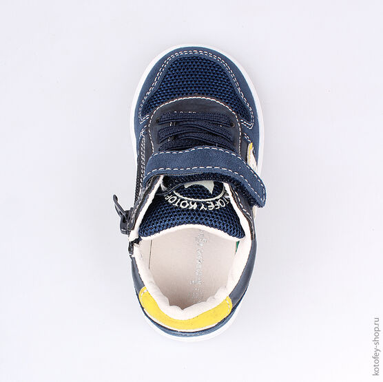 134005-21 Полуботинки для мальчики светло-синий фото №4