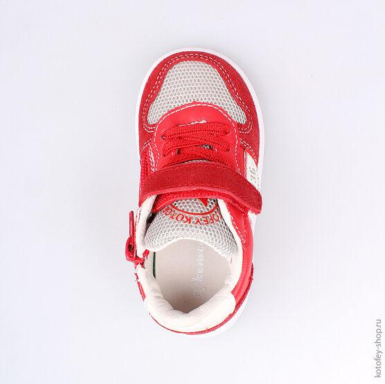 134005-22 Полуботинки для мальчики красный фото №4