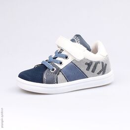 134006-21 Полуботинки для мальчики син-сер