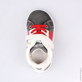 134006-22 Полуботинки для мальчики сер-кра фото №4