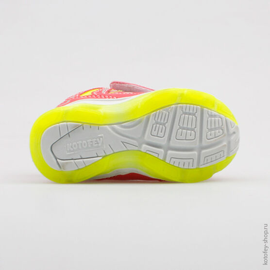 144042-71 Кроссовки для девочки коралл фото №3