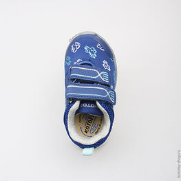 144052-71 Кроссовки для мальчики син-гол фото №4