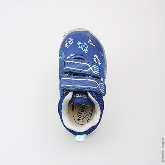 144052-71 Кроссовки для мальчики син-гол фото №4