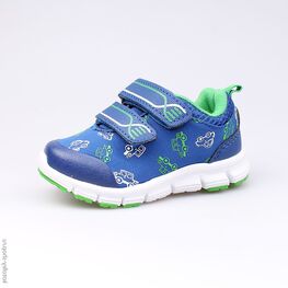 144052-73 Кроссовки для мальчики син-зел