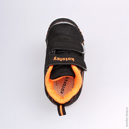 144056-72 Кроссовки для мальчики чер-ора фото №4