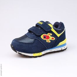 144057-71 Кроссовки для мальчики син-жел