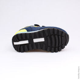 144057-71 Кроссовки для мальчики син-жел фото №3