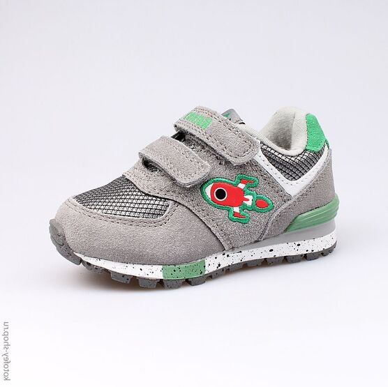 144057-72 Кроссовки для мальчики сер-зел