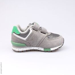 144057-72 Кроссовки для мальчики сер-зел фото №2