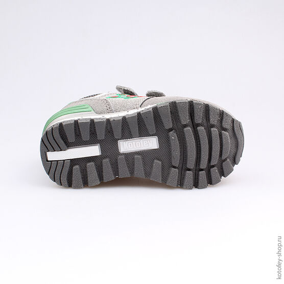 144057-72 Кроссовки для мальчики сер-зел фото №3