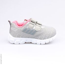 144060-71 Кроссовки для девочки серый фото №2