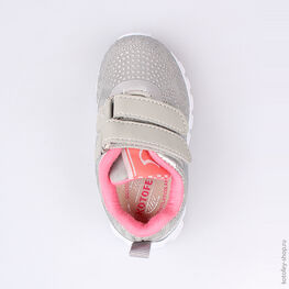 144060-71 Кроссовки для девочки серый фото №4