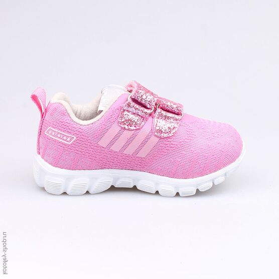 144060-72 Кроссовки для девочки роз-сер фото №2