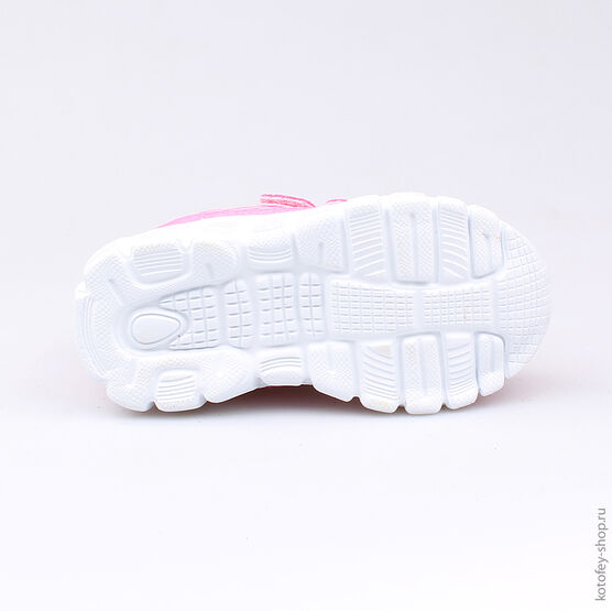144060-72 Кроссовки для девочки роз-сер фото №3