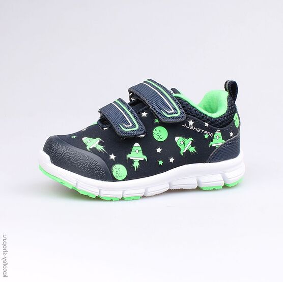 144064-71 Кроссовки для мальчики син-зел