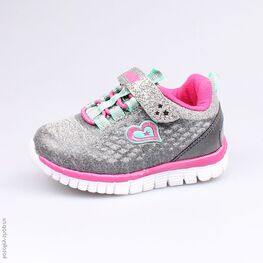 144065-72 Кроссовки для девочки сер-фук