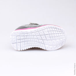 144065-72 Кроссовки для девочки сер-фук фото №3