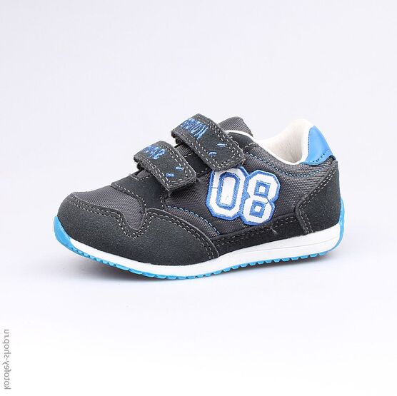 144068-22 Кроссовки для мальчики сер-гол