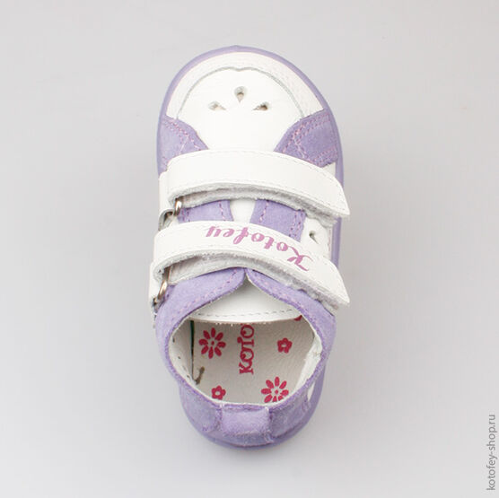 152100-21 Ботинки для девочки бел-сир фото №4