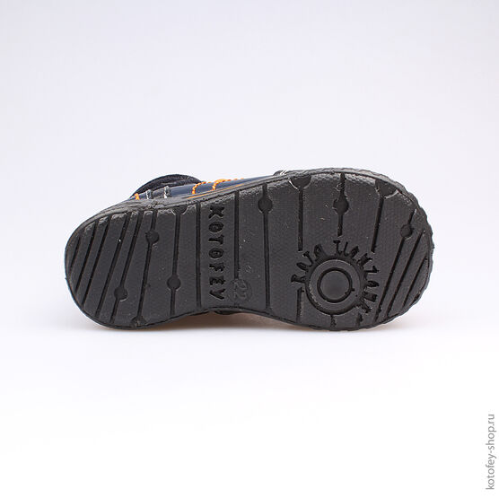 152105-32 Ботинки для мальчики светло-синий фото №3