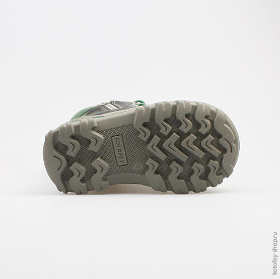 152108-53 Сапожки для мальчики син-зел фото №3