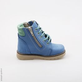 152113-33 Ботинки для мальчики син-зел фото №2