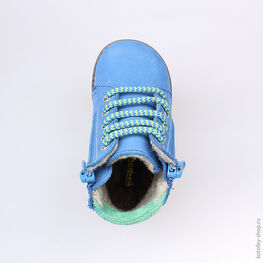 152113-36 Ботинки для мальчики син-зел фото №4