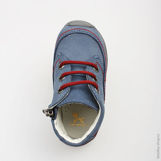 152116-21 Ботинки для мальчики светло-синий фото №4