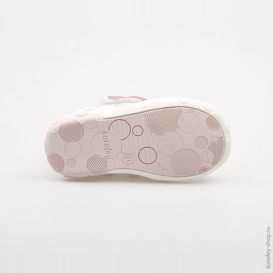 152117-22 Ботинки для девочки белый фото №3