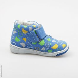 152118-21 Ботинки для мальчики светло-синий фото №2