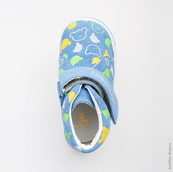 152118-21 Ботинки для мальчики светло-синий фото №4