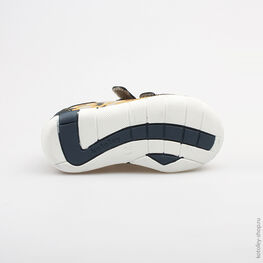 152120-21 Ботинки для мальчики син-жел фото №3