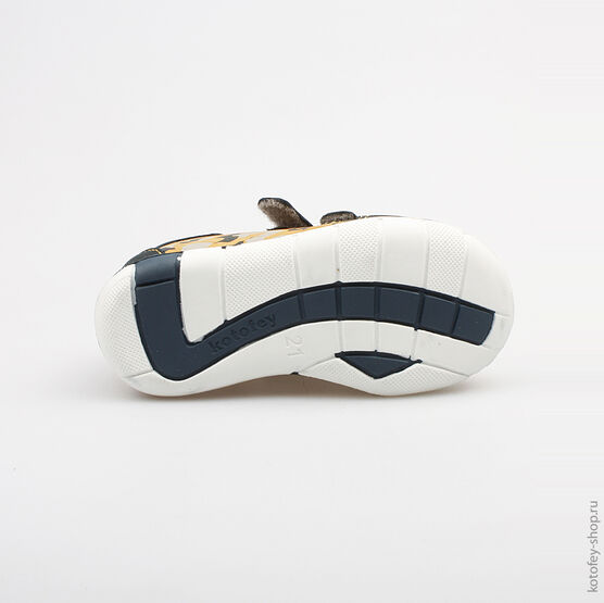 152120-21 Ботинки для мальчики син-жел фото №3