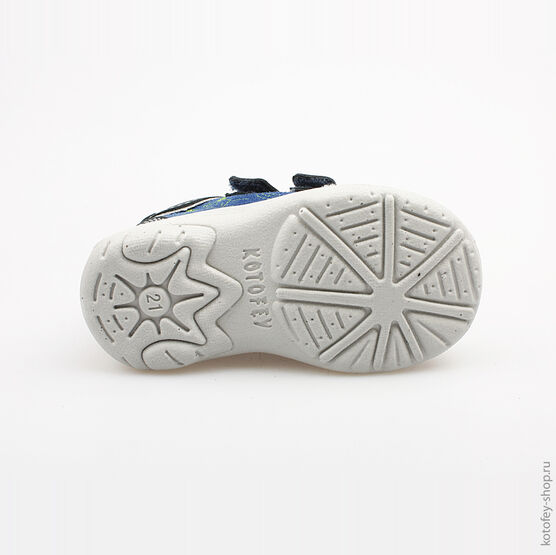 152122-21 Ботинки для мальчики светло-синий фото №3