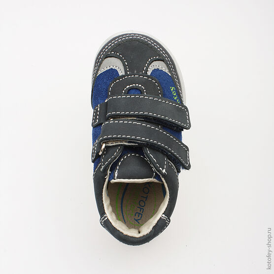 152122-21 Ботинки для мальчики светло-синий фото №4